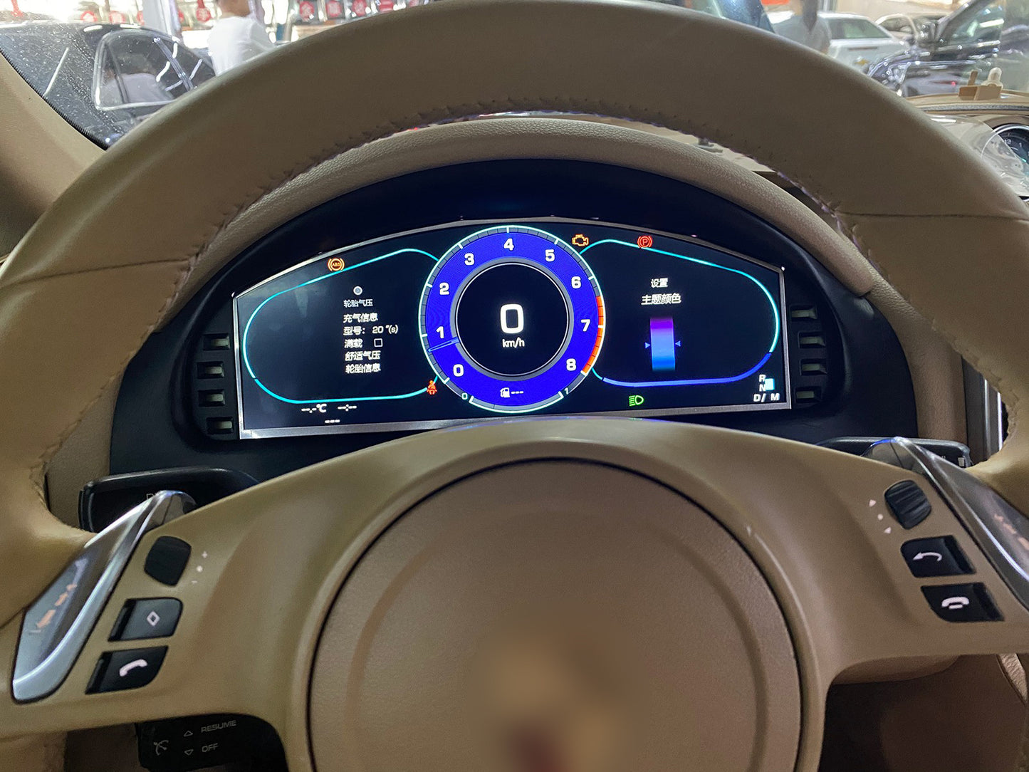 12.3 Inch Digital Instrument Cluster Upgrade for Porsche Cayenne 2010-2016