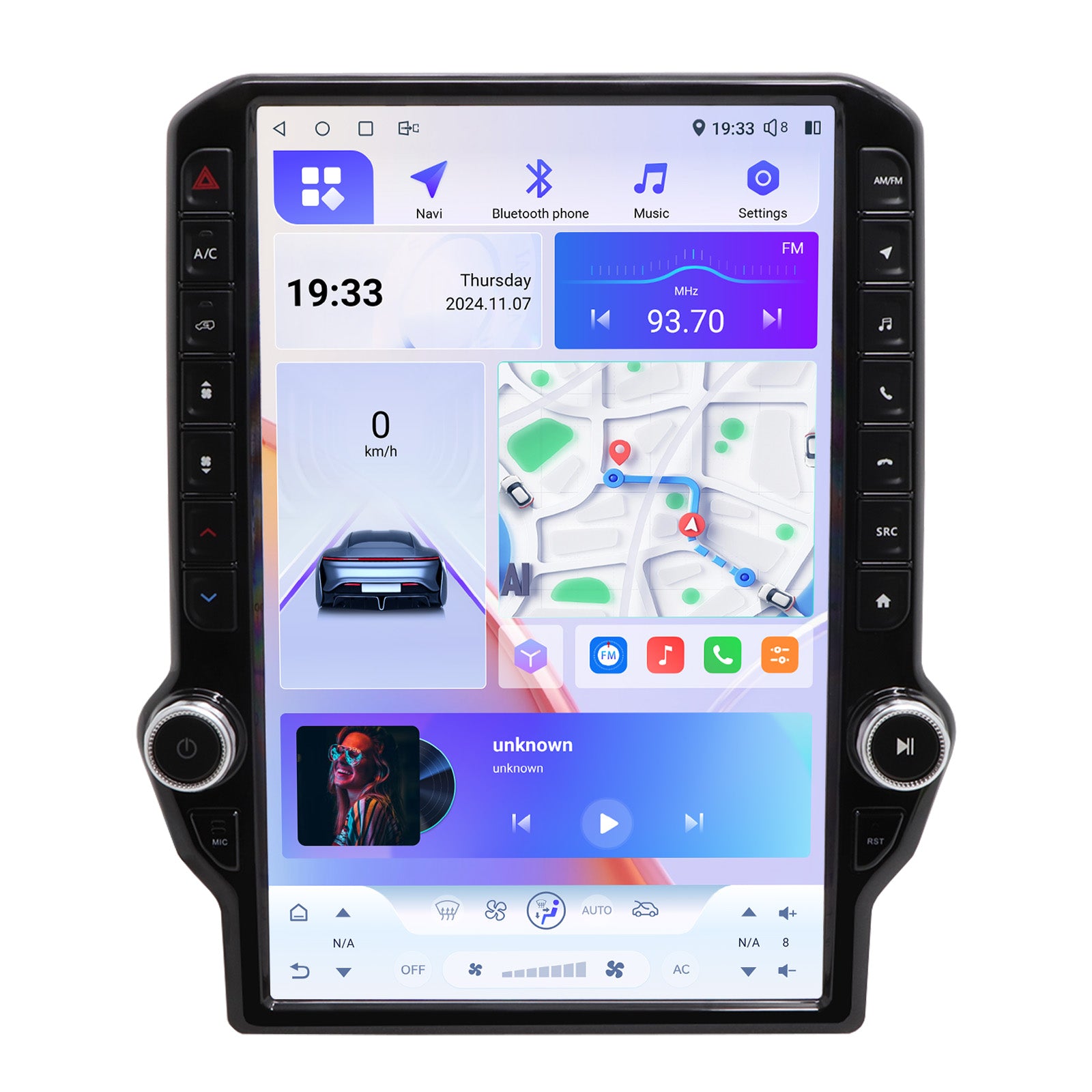 Tesla Style Screen
