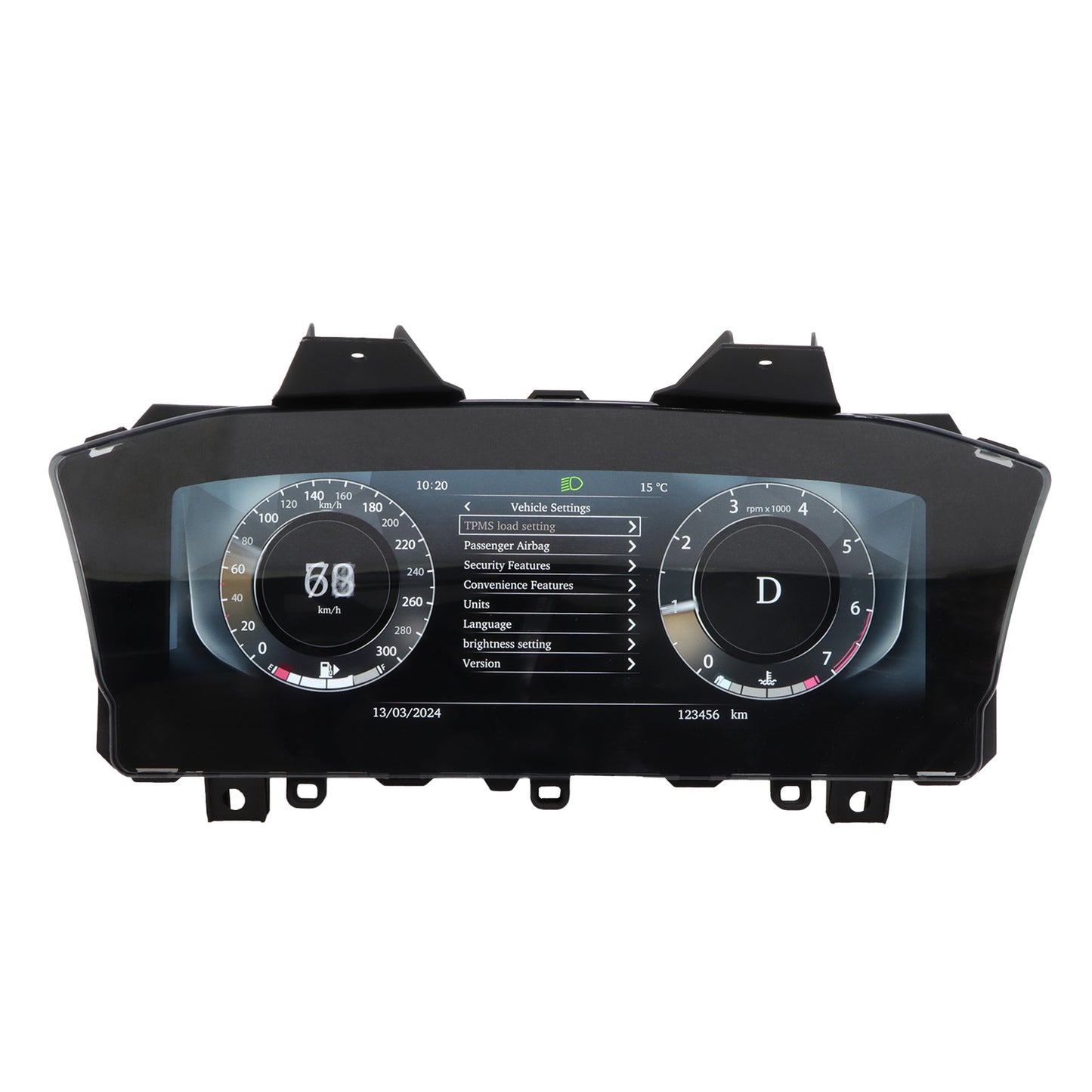 12.3" Digital Car Dashboard for Land Rover Range Rover Sport 2014-2017 | CarPlay LCD Instrument Cluster with TPMS