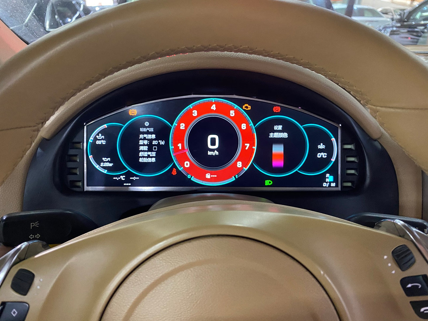 12.3 Inch Digital Instrument Cluster Upgrade for Porsche Cayenne 2010-2016