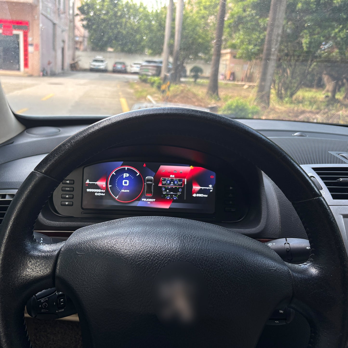 10.25" Digital LCD Car Dashboard Instrument Cluster  for Peugeot 407 2004-2010