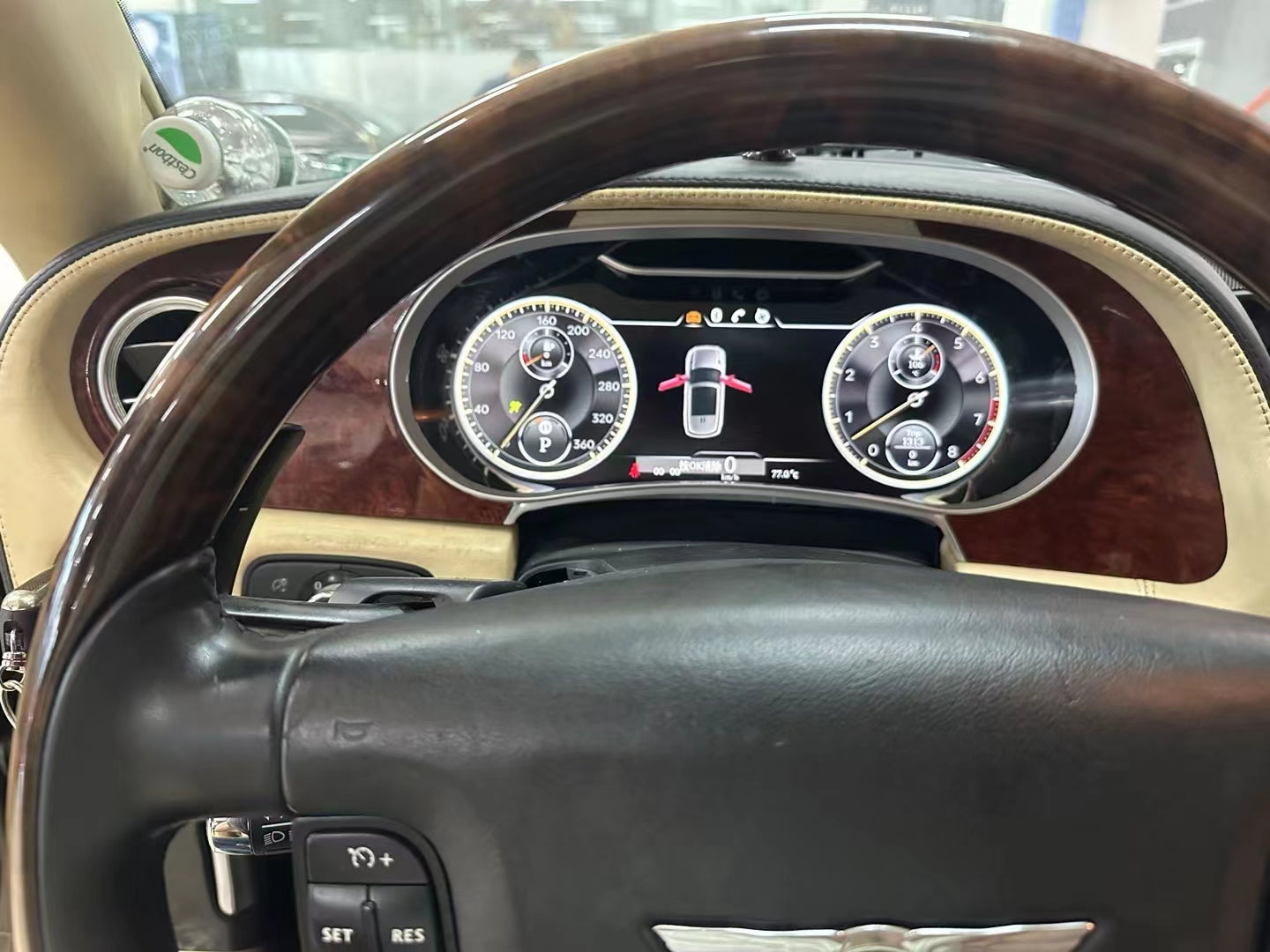 12.3" Digital Dashboard for Bentley Bentayga  2016-2019 | HD IPS Instrument Cluster