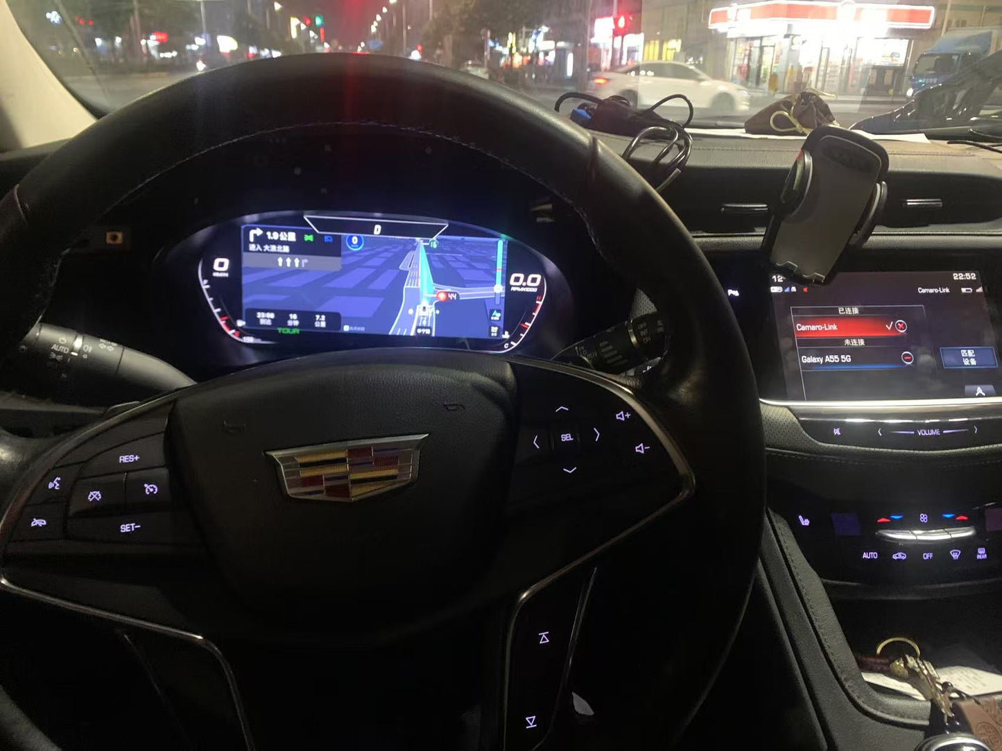 12.3" Car Digital Dashboard for Cadillac XT5 2016-2019 | MOST Fiber-Optic Plug-&-Play Upgrade