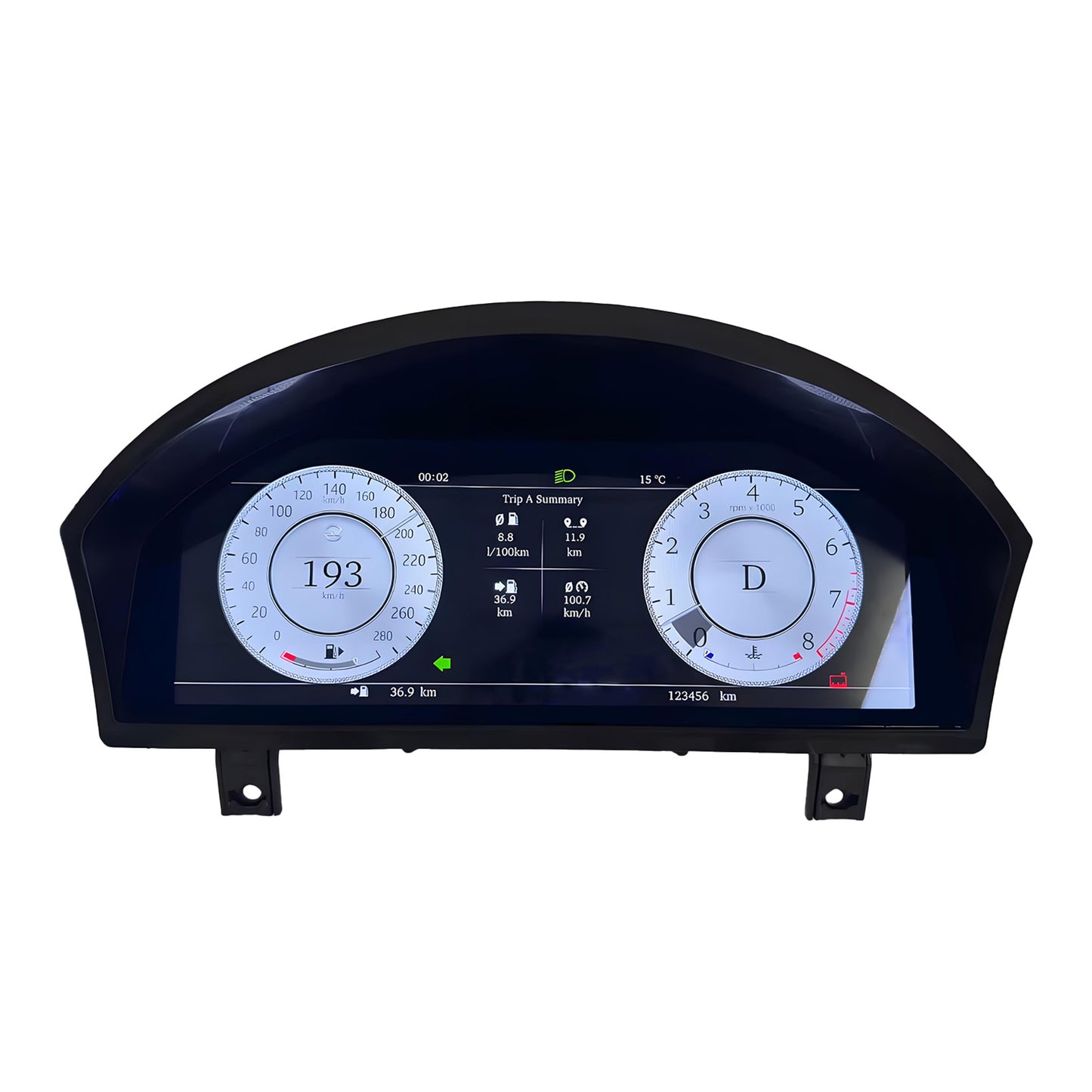 12.3" Digital Dashboard Speedometer for 2004-2009 Land Rover Discovery 3 | LCD Instrument Cluster