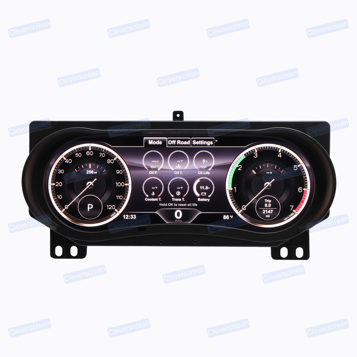 12.3" Digital LCD Instrument Dash Screen Cluster for Jeep Wrangler JL 2018-2023 LCD Dashboard Instrument Display