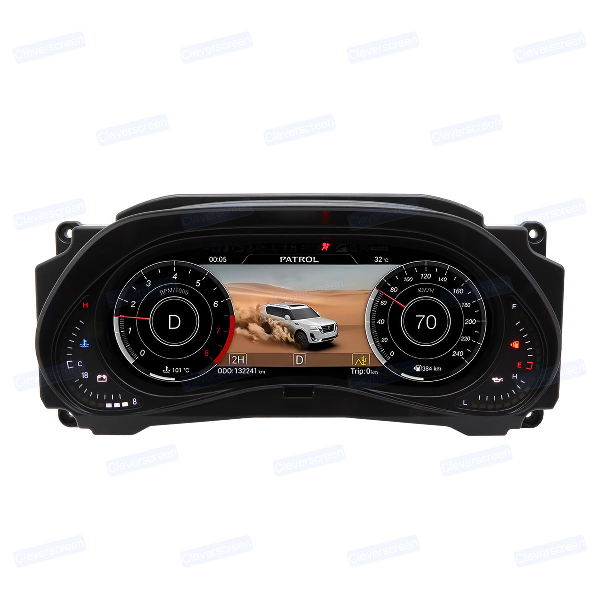 Car Digital Dashboard Speedometer Display for Nissan Patrol Y62 2008-2022 Mechanical Instrument Panel