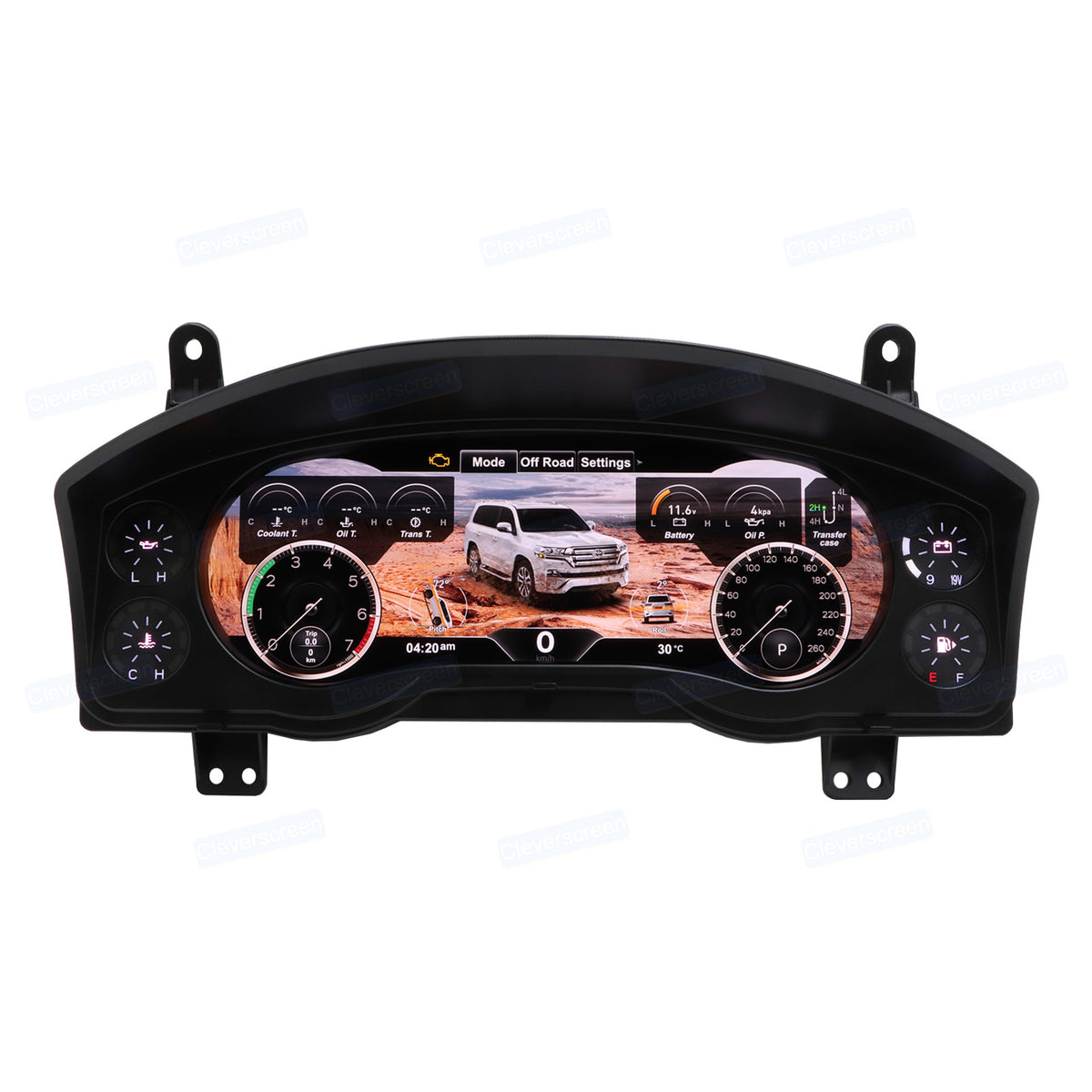 Cleverscreen New 12.3 Inch Digital Instrument Cluster for Land Cruiser LC200 2008-2020 Upgrade High Resolution IPS LCD