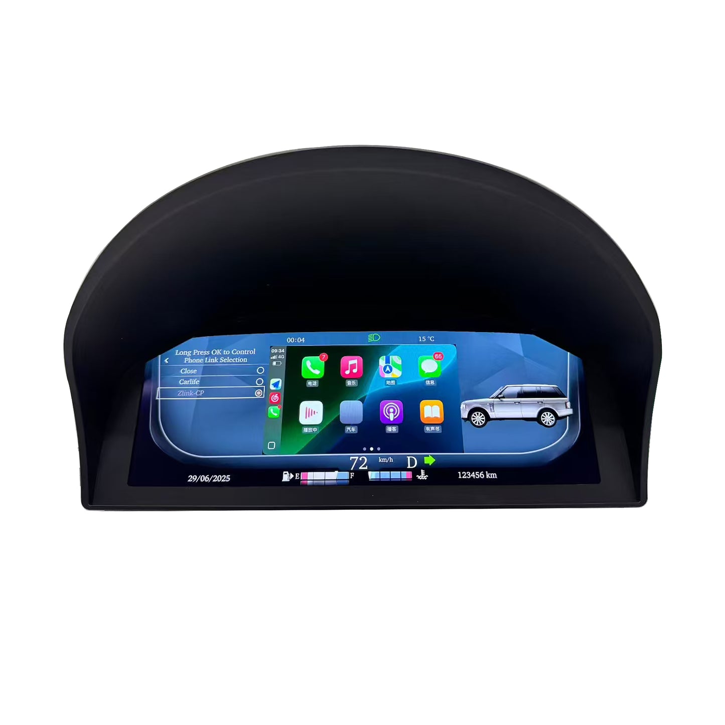 Digital Dashboard for Land Rover Range Rover V8 2002-2012 | Linux OS | Full LCD Display