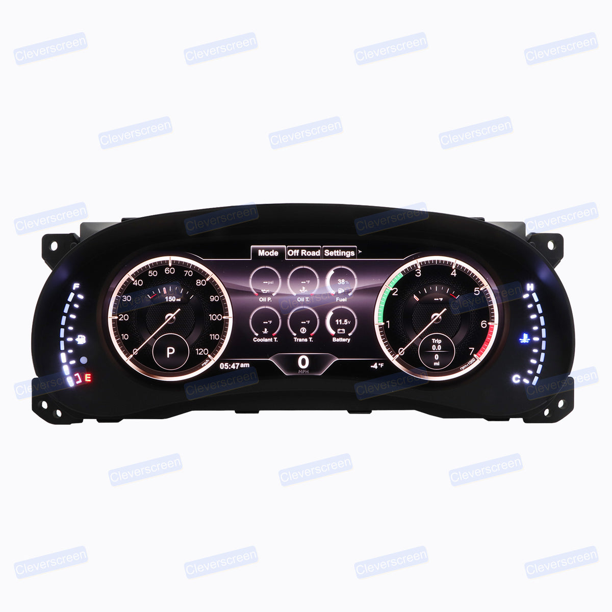12.3'' Digital LCD Instrument Dash Screen Cluster for Jeep Wrangler JK 2010-2017 LCD Dashboard Instrument Display