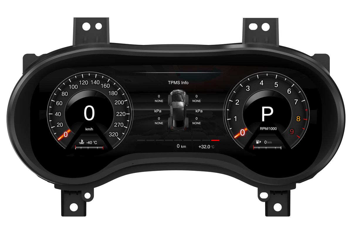 12.3 Inch IPS Digital Cluster for Chrysler 300C 2011-2023 Linux System Plug & Play Dashboard Speedometer