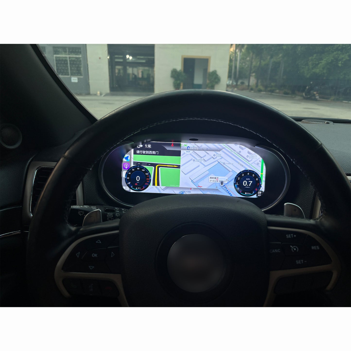 12.3" Digital LCD Car Dashboard Instrument Cluster  for Jeep 2014-2018 Grand Cherokee