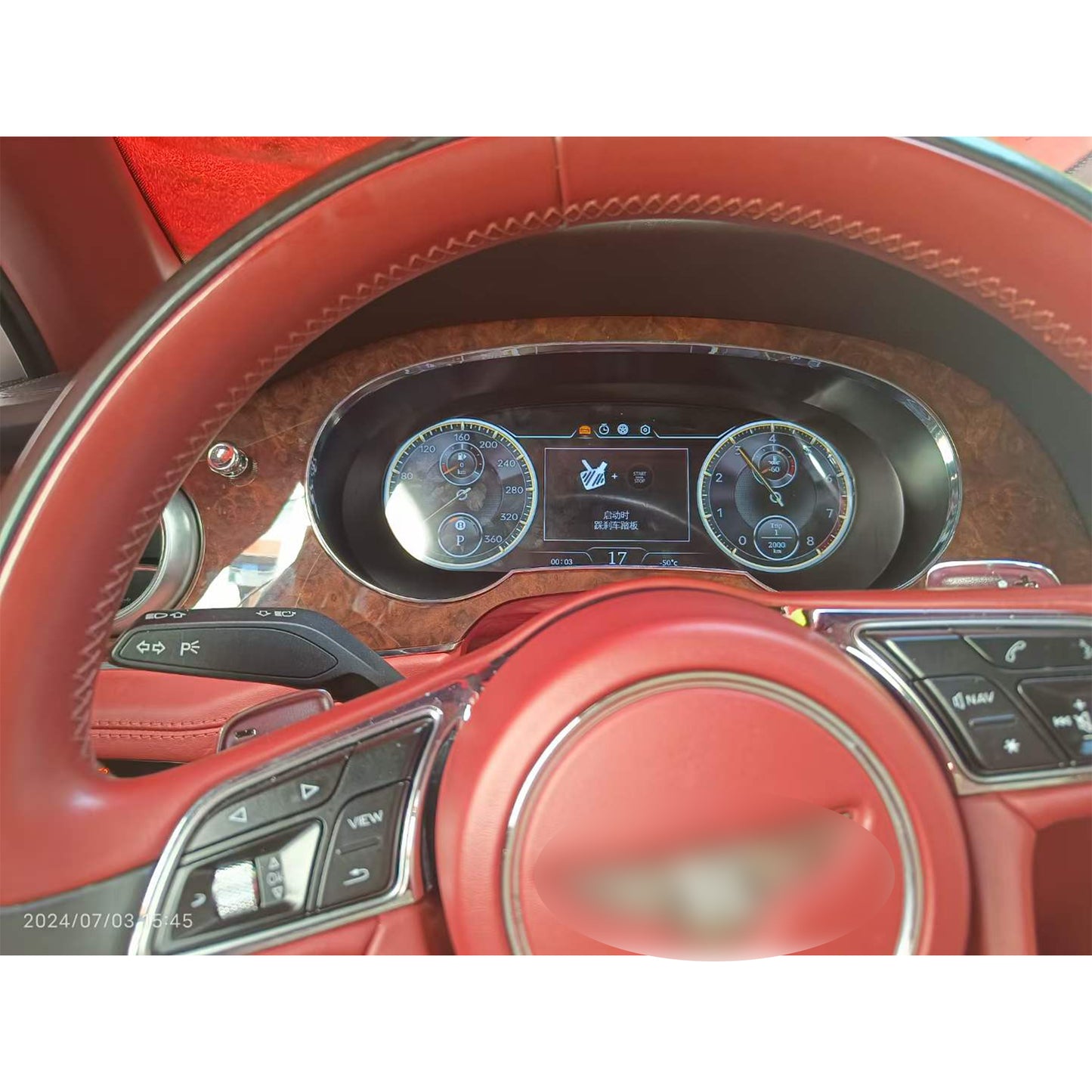 digital dashboard speedometer