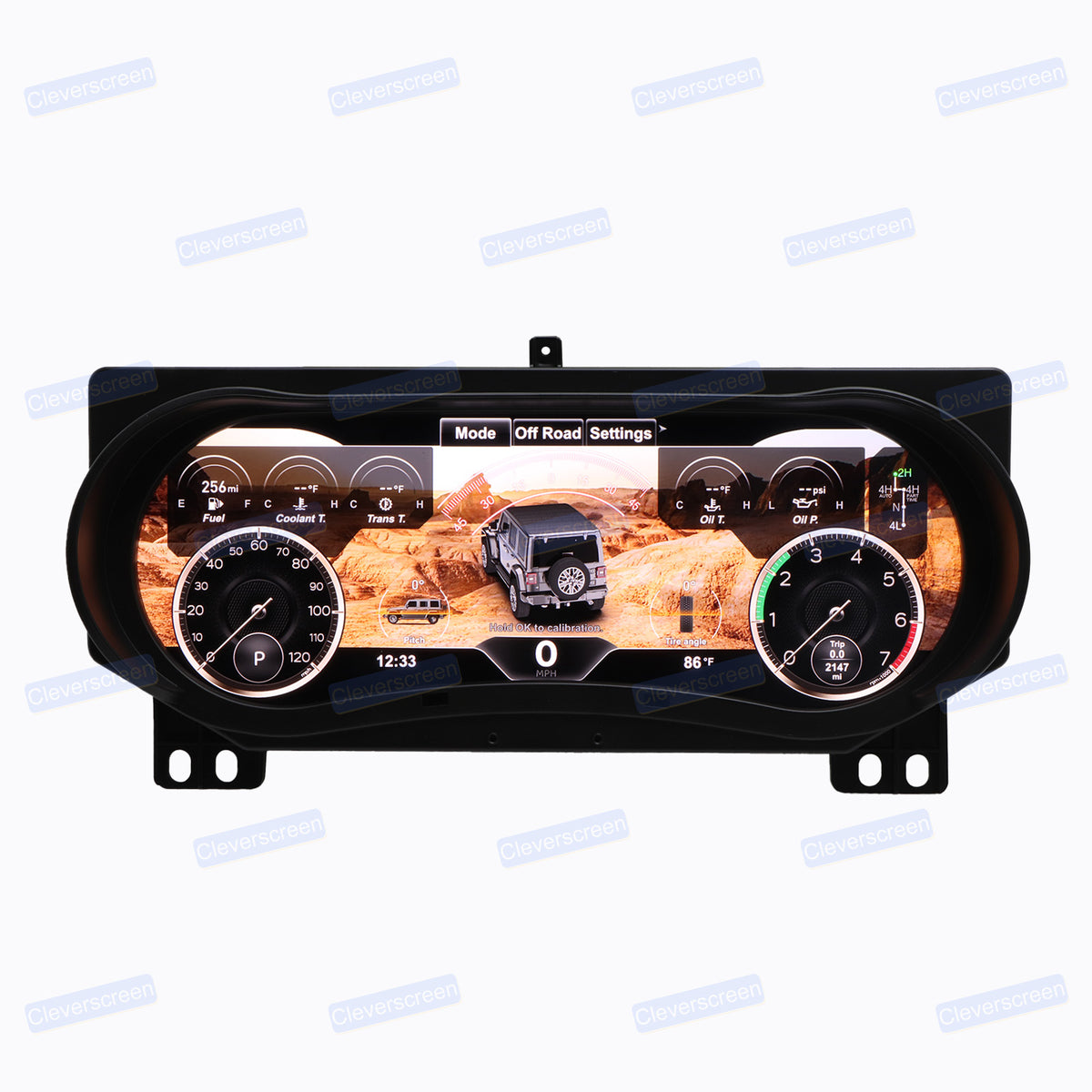 12.3" Digital LCD Instrument Dash Screen Cluster for Jeep Wrangler JL 2018-2023 LCD Dashboard Instrument Display