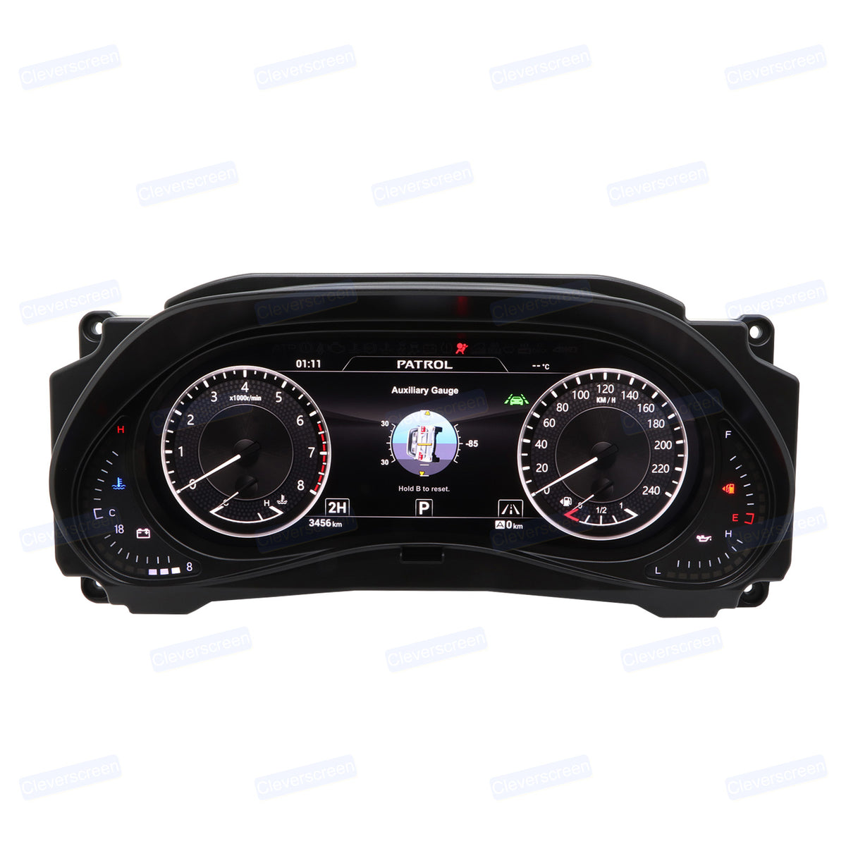 Car Digital Dashboard Speedometer Display for Nissan Patrol Y62 2008-2022 Mechanical Instrument Panel