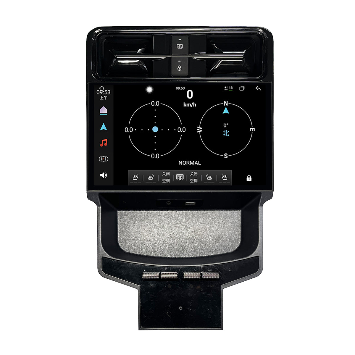 9" Climate Control Screen for Porsche Panamera  4+64G Rear AC Control Upgrade 2010-2016