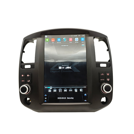 12.8 Inch Tesla Style Touch Screen Car Stereo for 2008-2012 Nissan Pathfinder Navara - BT Car Radio with AC Control
