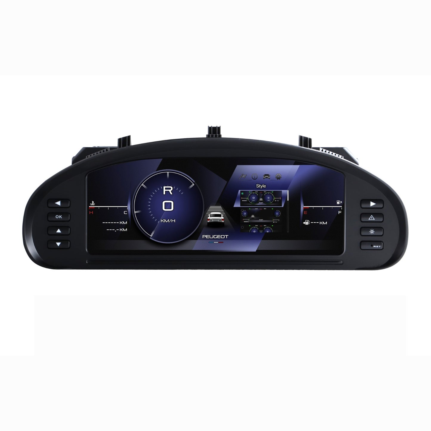 10.25" Digital LCD Car Dashboard Instrument Cluster  for Peugeot 407 2004-2010