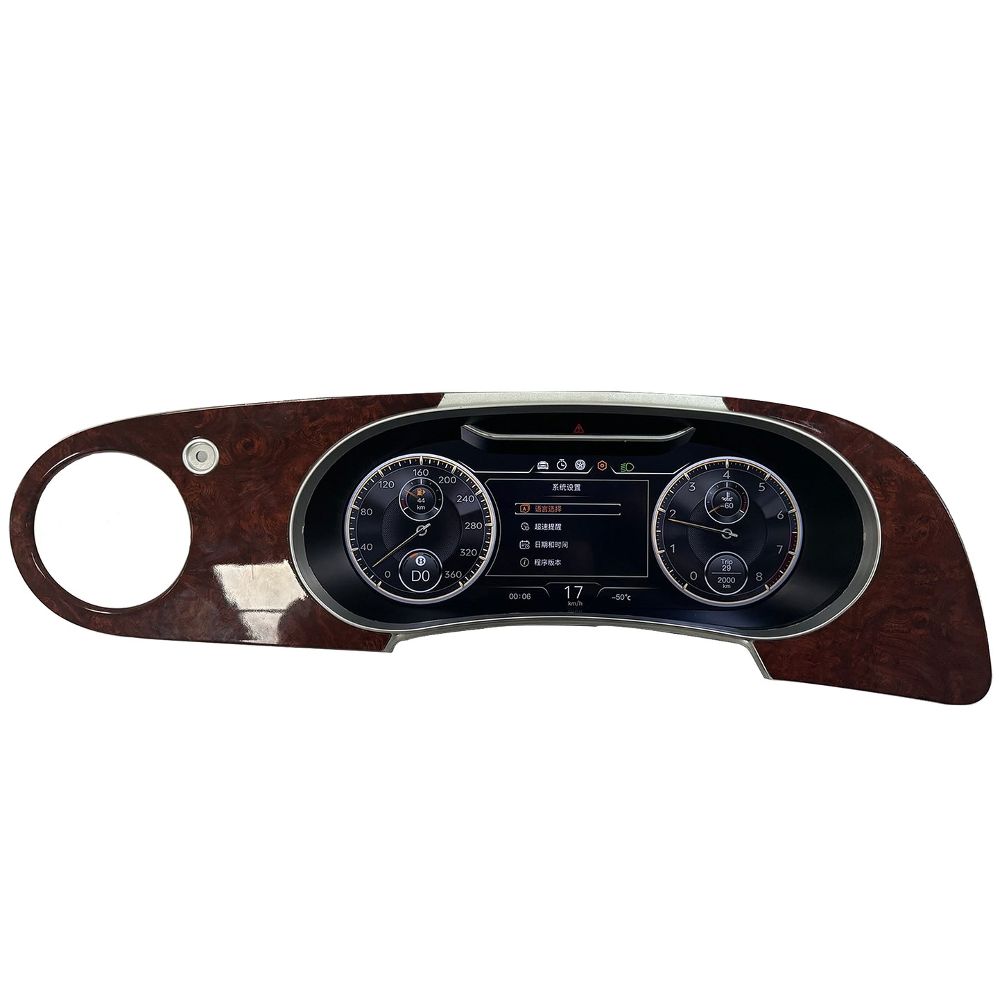 12.3" Digital Dashboard for Bentley Flying Spur Continental 2005-2012 | HD IPS Instrument Cluster