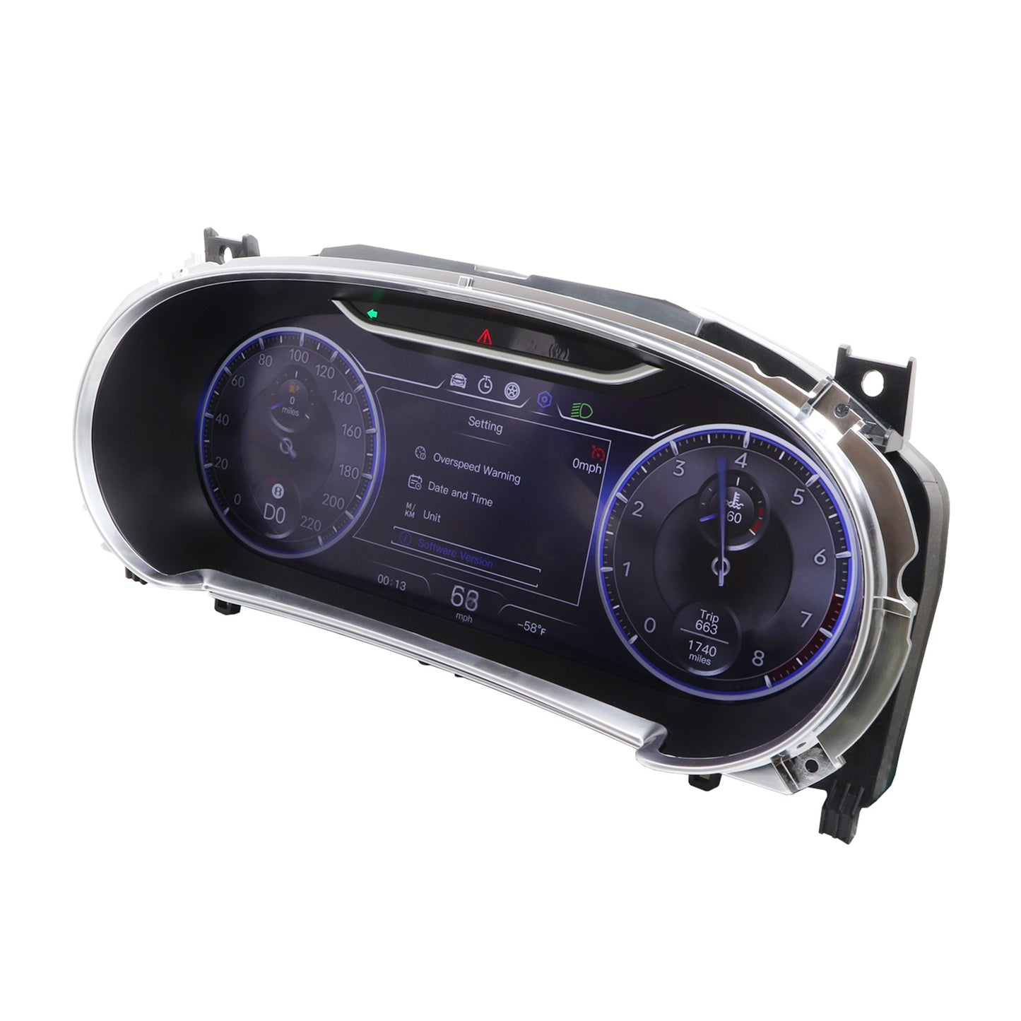 12.3" Digital Dashboard Cluster for Bentley Flying Spur Continental GT 2013-2017 | HD IPS Instrument Cluster