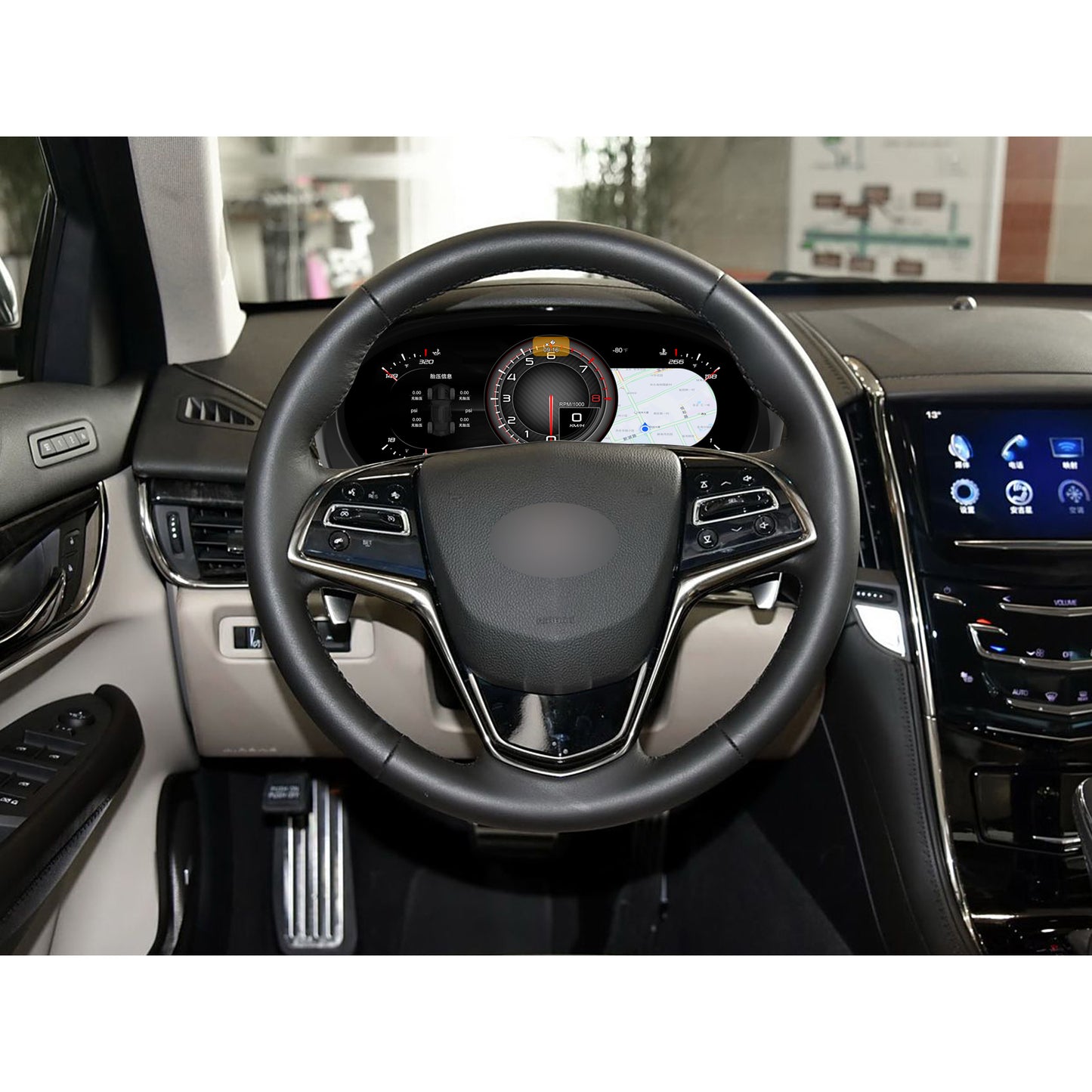 Digital Dashboard for 2012-2019 Cadillac ATS Performance Dash Cluster 4.2" LCD TPMS 8k RPM 260 km/h