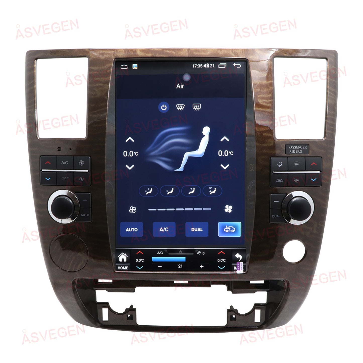 12.1" Android 13 CarPlay Touch Screen Stereo for Infiniti QX56 2008-2012 | Tesla Style Screen