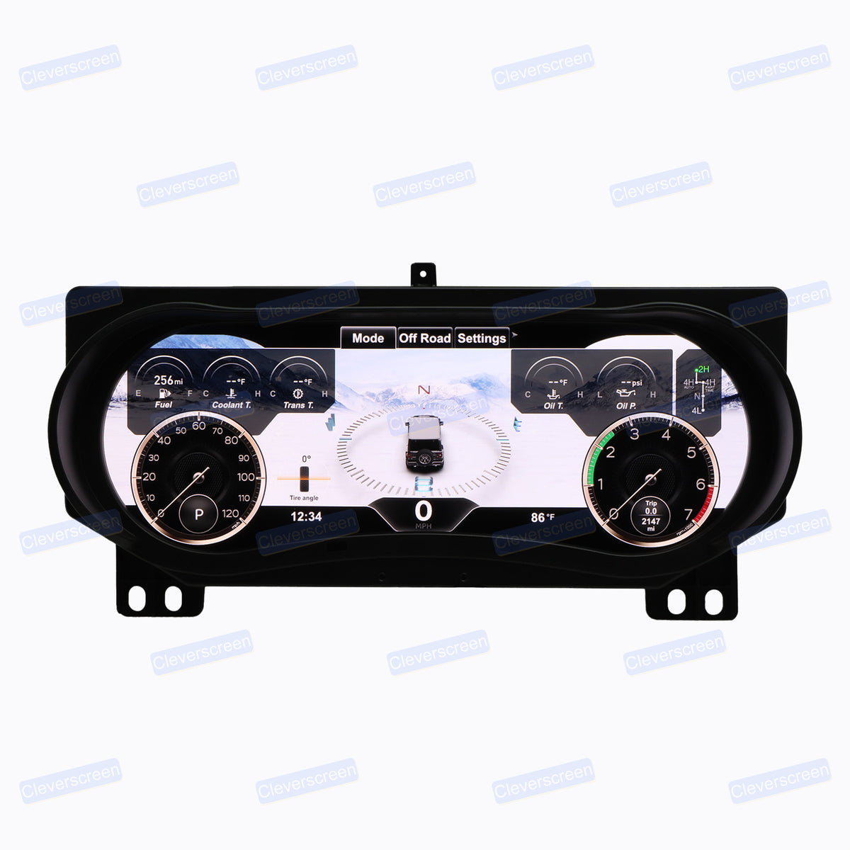 12.3" Digital LCD Instrument Dash Screen Cluster for Jeep Wrangler JL 2018-2023 LCD Dashboard Instrument Display