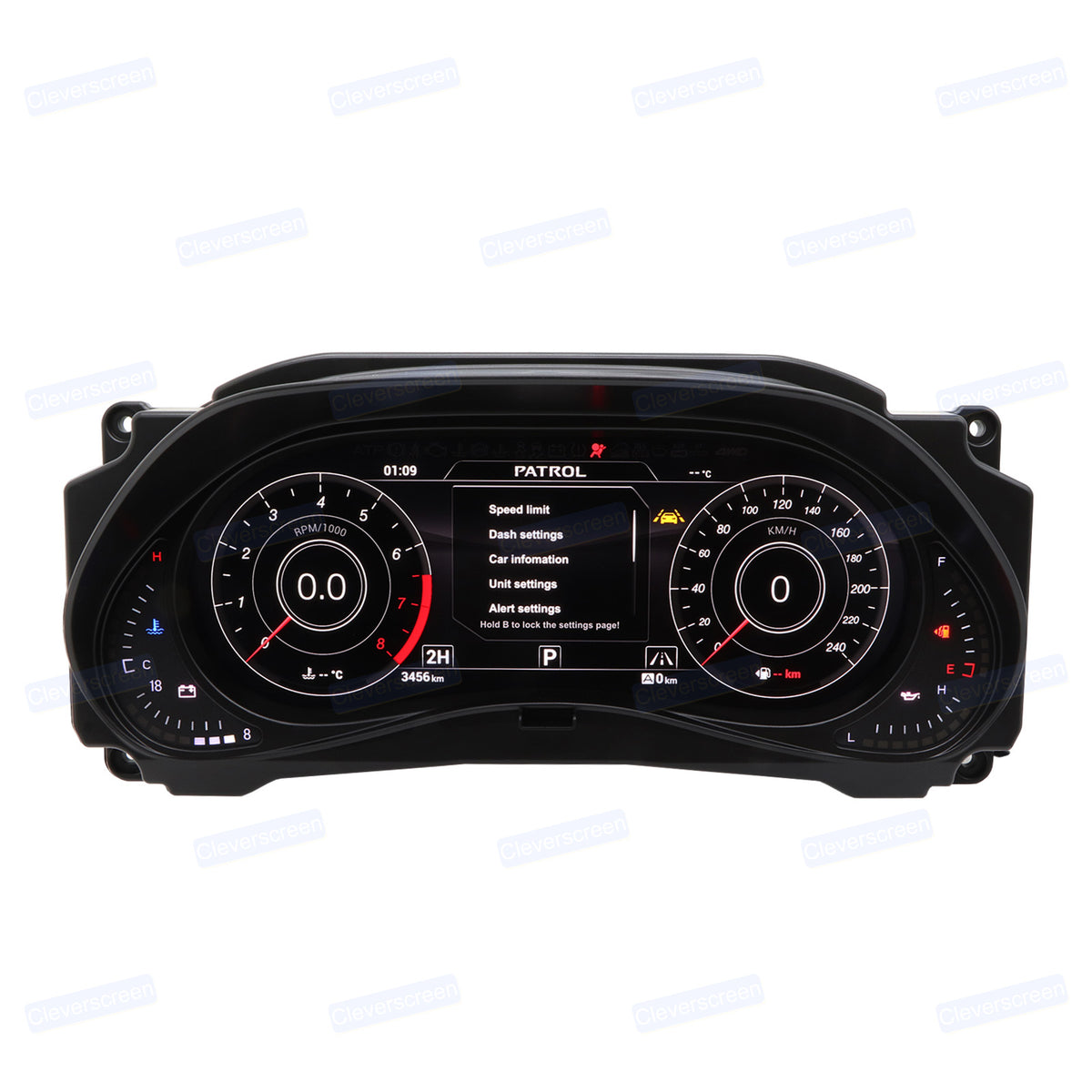 Car Digital Dashboard Speedometer Display for Nissan Patrol Y62 2008-2022 Mechanical Instrument Panel