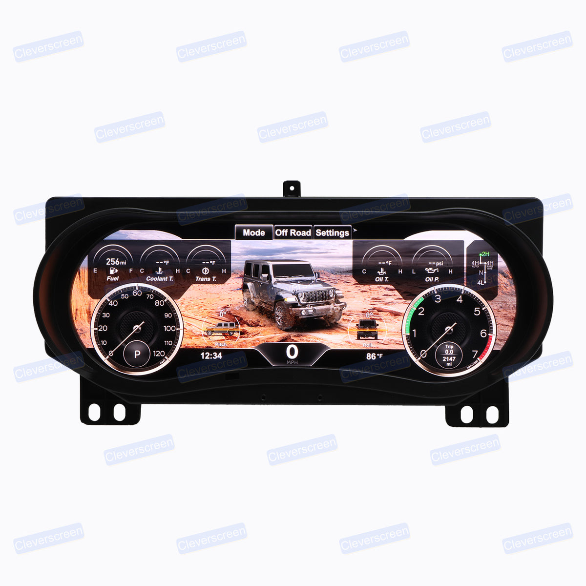 12.3" Digital LCD Instrument Dash Screen Cluster for Jeep Wrangler JL 2018-2023 LCD Dashboard Instrument Display