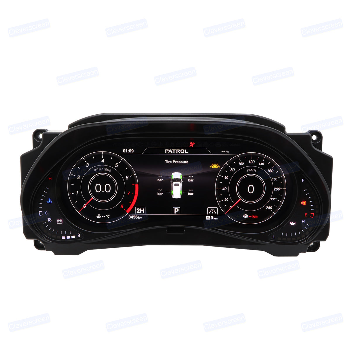 Car Digital Dashboard Speedometer Display for Nissan Patrol Y62 2008-2022 Mechanical Instrument Panel