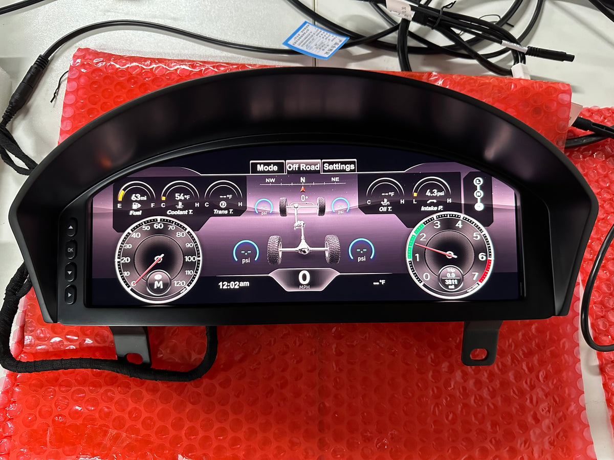 Car Auto Speedometer for Land Rover Defender 2007-2016 LCD Digital Cluster Car Upgrade Dashboard Instrument