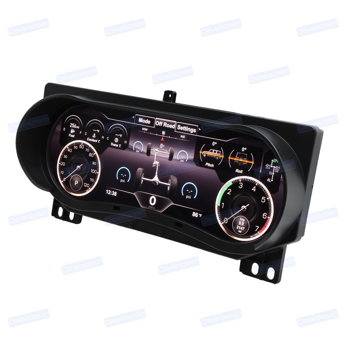 12.3" Digital LCD Instrument Dash Screen Cluster for Jeep Wrangler JL 2018-2023 LCD Dashboard Instrument Display