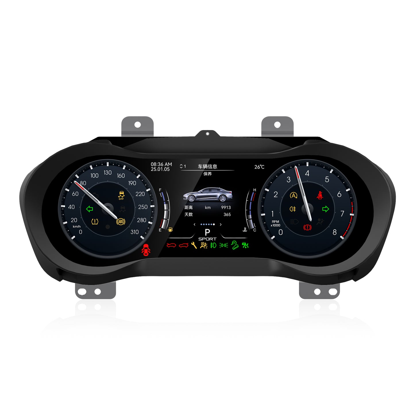 12.3" Instrument Cluster for Maserati Ghibli 2021-2023 | Digital Dashboard