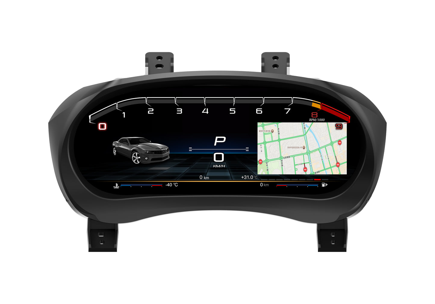 Digital Dashboard for 2012-2019 Cadillac ATS Performance Dash Cluster 4.2" LCD TPMS 8k RPM 260 km/h