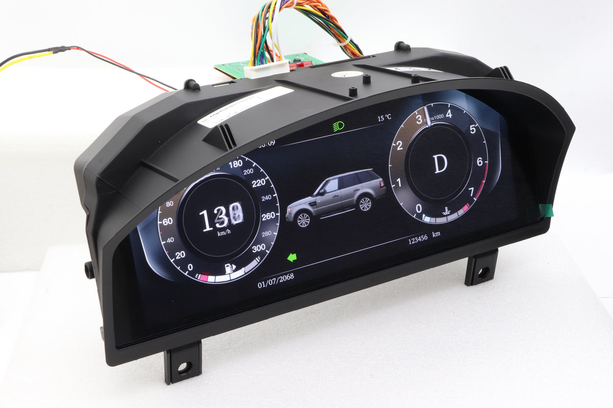 12.3'' Digital LCD Instrument Dash Screen Cluster for Land Rover Range Rover Sport 2006–2009 LCD Dashboard Instrument Display