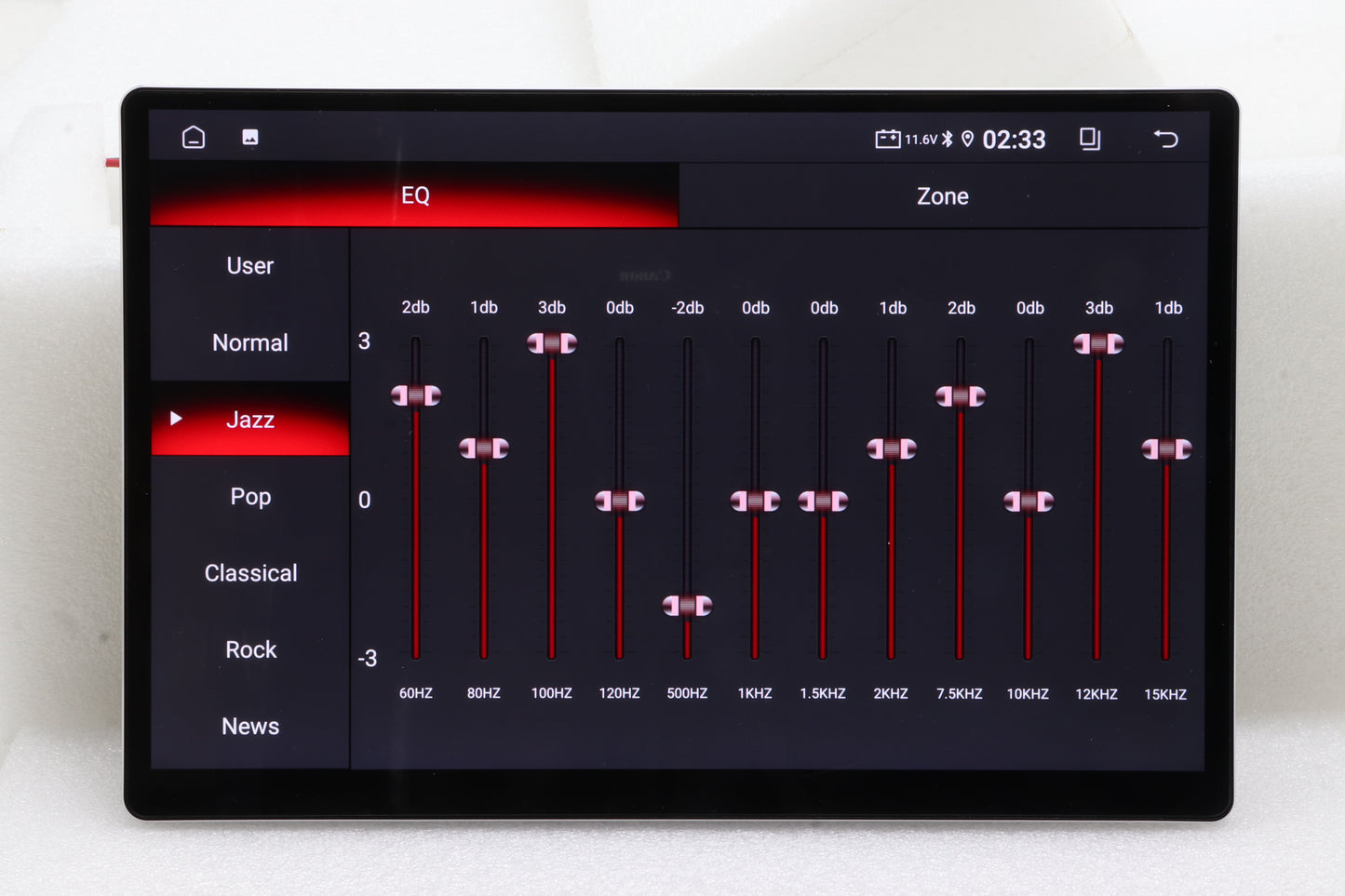 Universal 12.5" Car Head Unit Wireless CarPlay Android Auto IPS Display