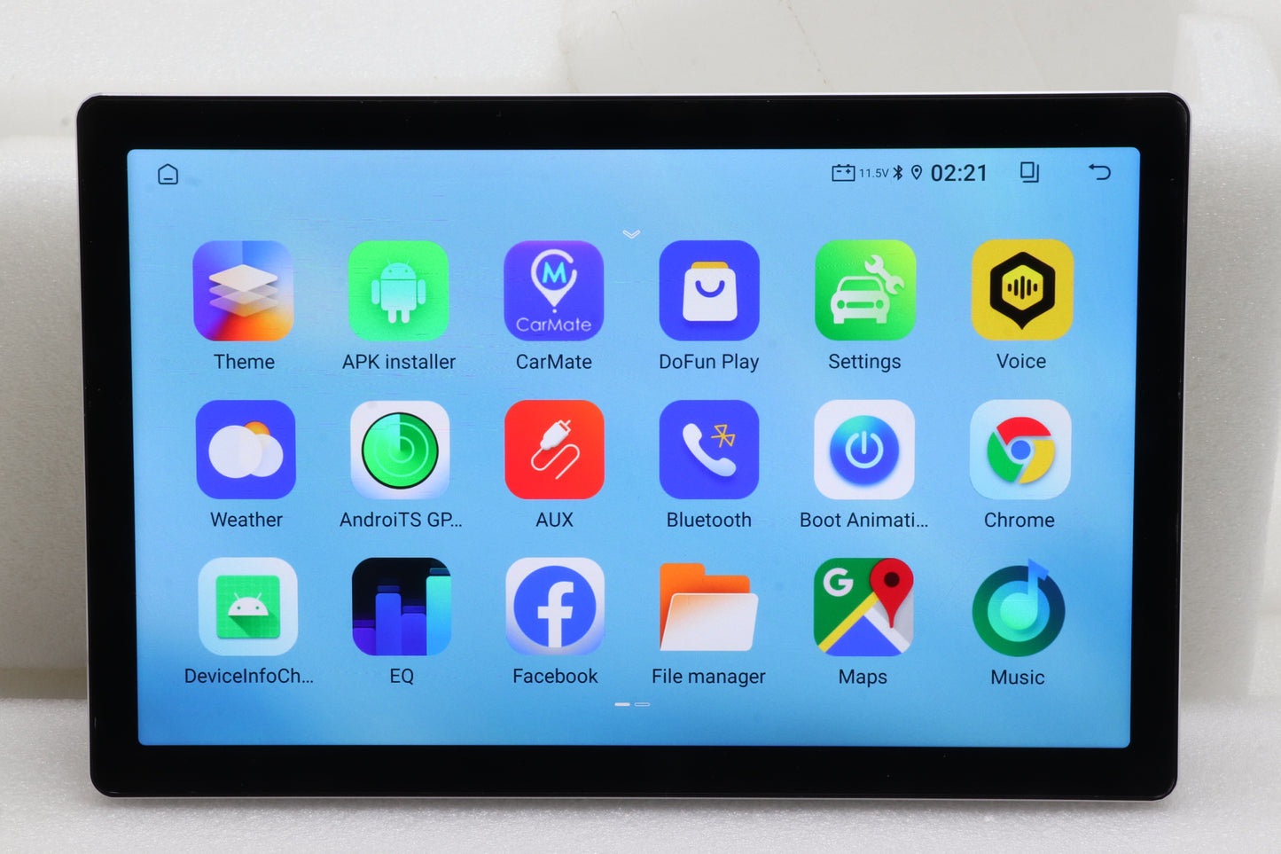 Universal 11.5" Car Head Unit Wireless CarPlay Android Auto IPS Display