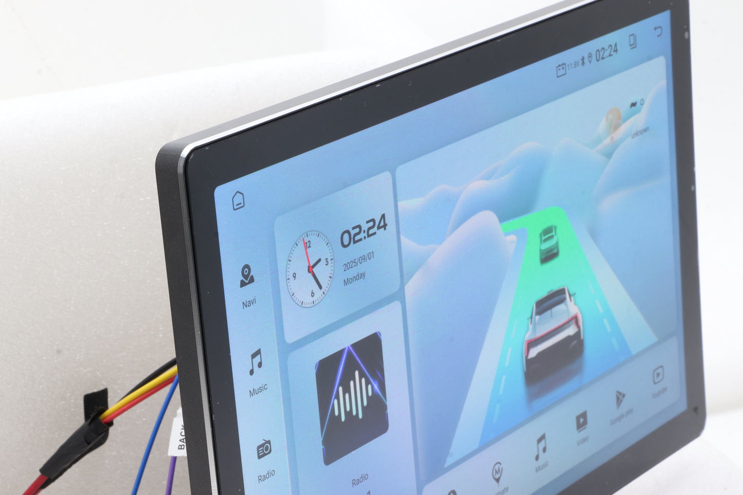 Universal 11.5" Car Head Unit Wireless CarPlay Android Auto IPS Display