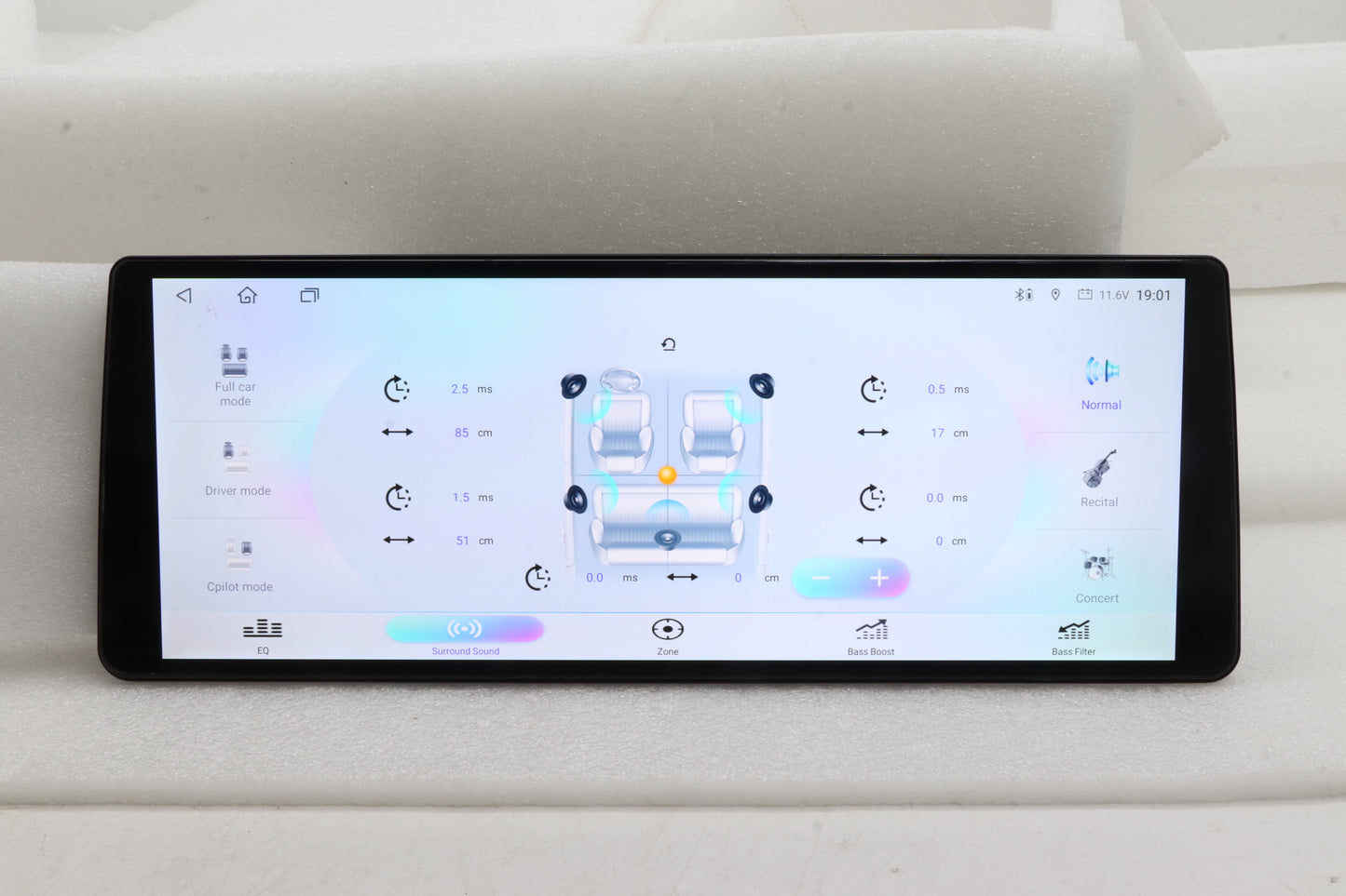 12.3" Universal car head unit touchscreen Android 13 Wireless CarPlay Android Auto T133