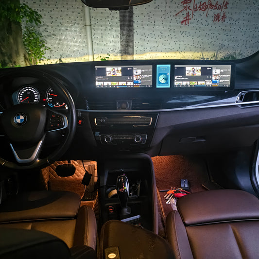 12.3-inch Triple-Screen Android Car DVD Player and Multimedia Radio for BMW X1 F48/F49 EVO 2021