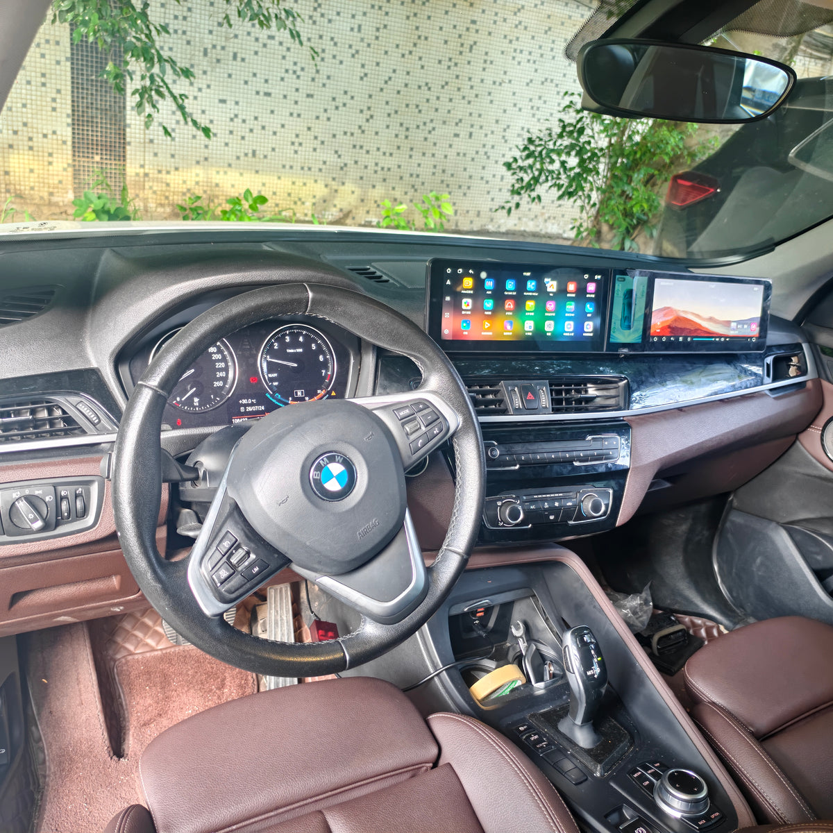 12.3-inch Triple-Screen Android Car DVD Player and Multimedia Radio for BMW X1 F48/F49 EVO 2021