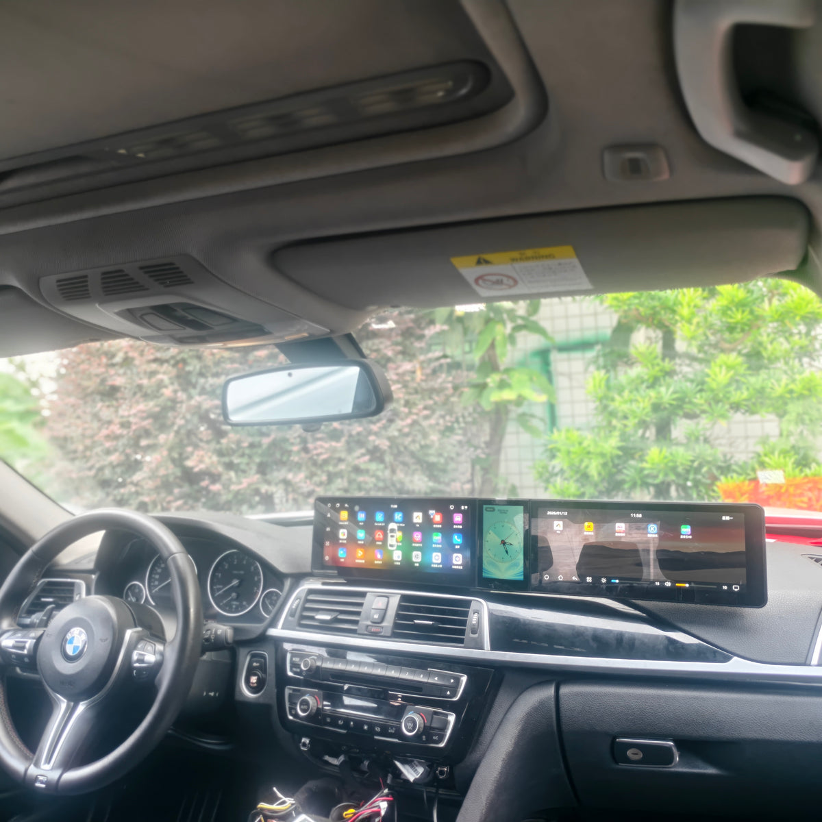 12.3-inch Triple-Screen Android Car DVD Player & Multimedia Radio for BMW 3 Series 2016