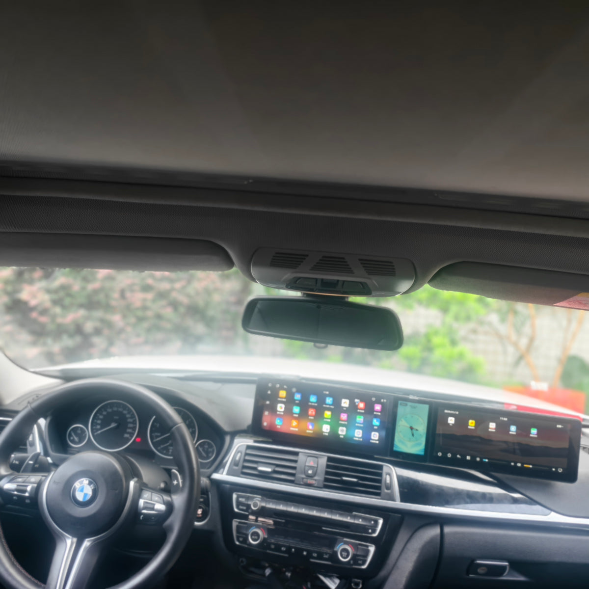 12.3-inch Triple-Screen Android Car DVD Player & Multimedia Radio for BMW 3 Series 2016