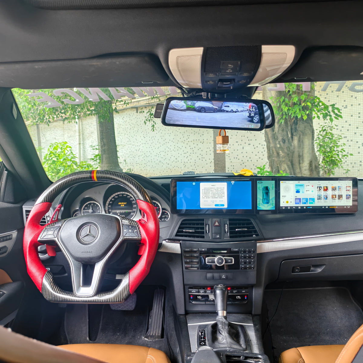 12.3-inch Android Car DVD Player and Multimedia Radio for Mercedes-Benz E-Class W212 / 2010–2015 E200 Coupe