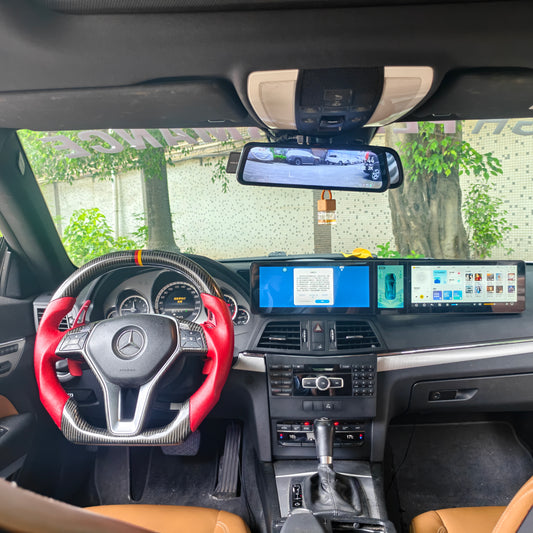 12.3-inch Android Car DVD Player and Multimedia Radio for Mercedes-Benz E-Class W212 / 2010–2015 E200 Coupe