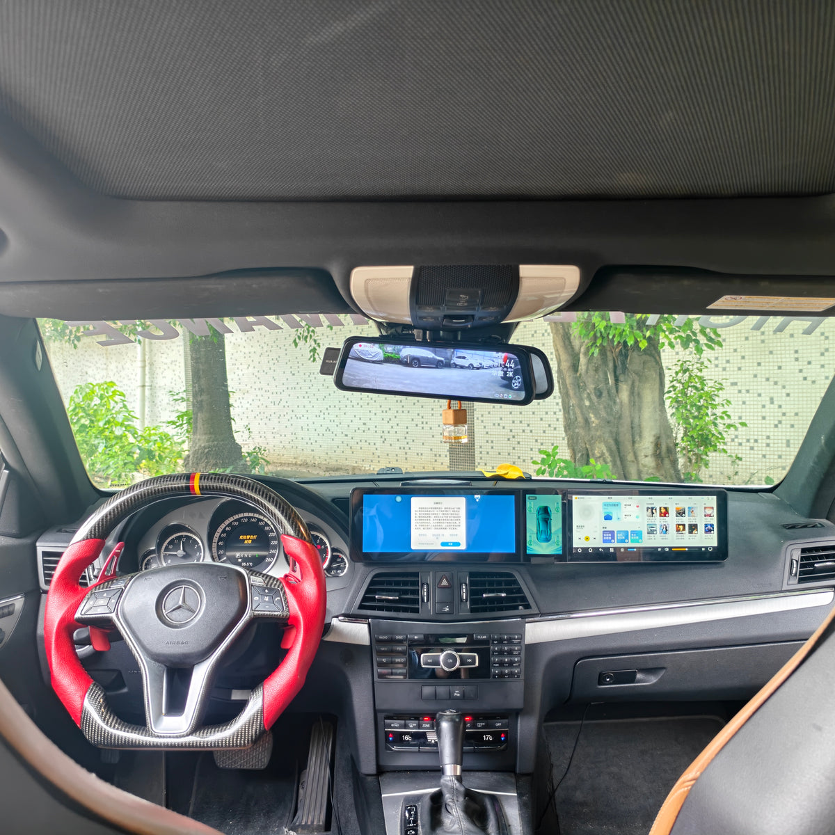 12.3-inch Android Car DVD Player and Multimedia Radio for Mercedes-Benz E-Class W212 / 2010–2015 E200 Coupe