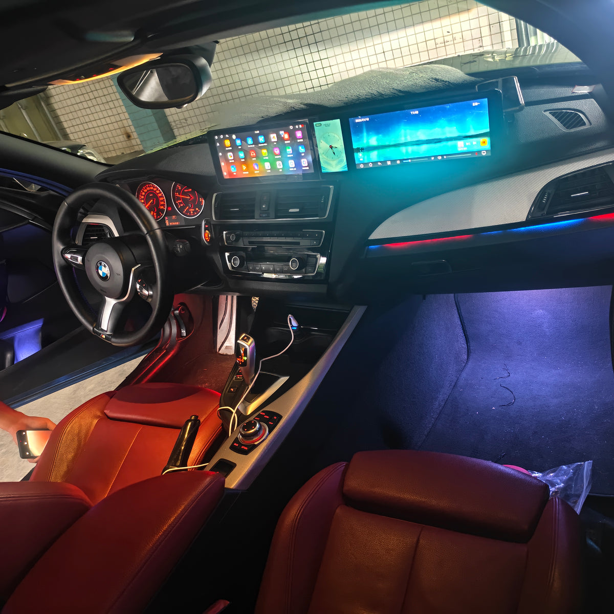 12.3-inch Triple-Screen Android Car DVD Player & Multimedia Radio for BMW 2Series F22 2014-2022