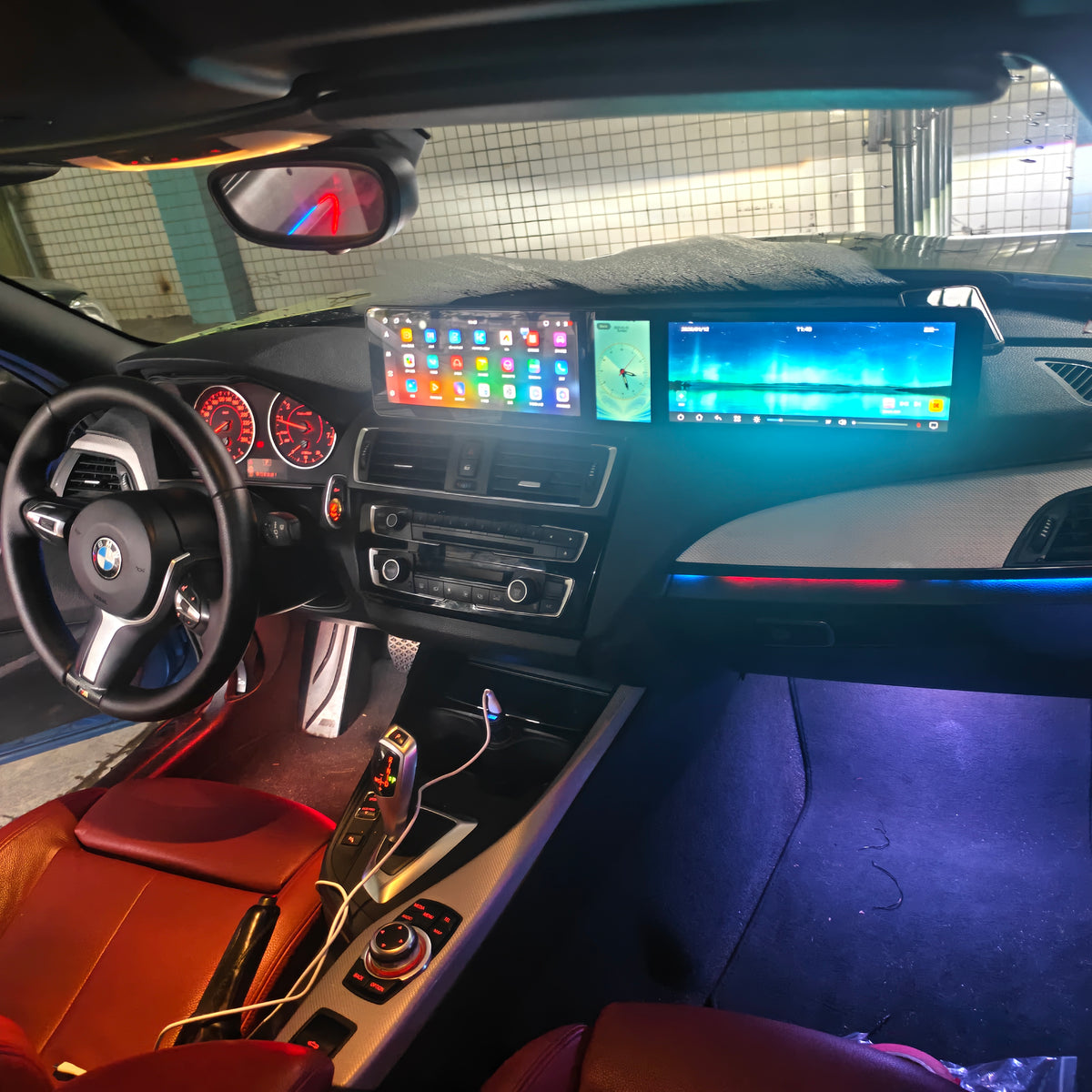 12.3-inch Triple-Screen Android Car DVD Player & Multimedia Radio for BMW 2Series F22 2014-2022