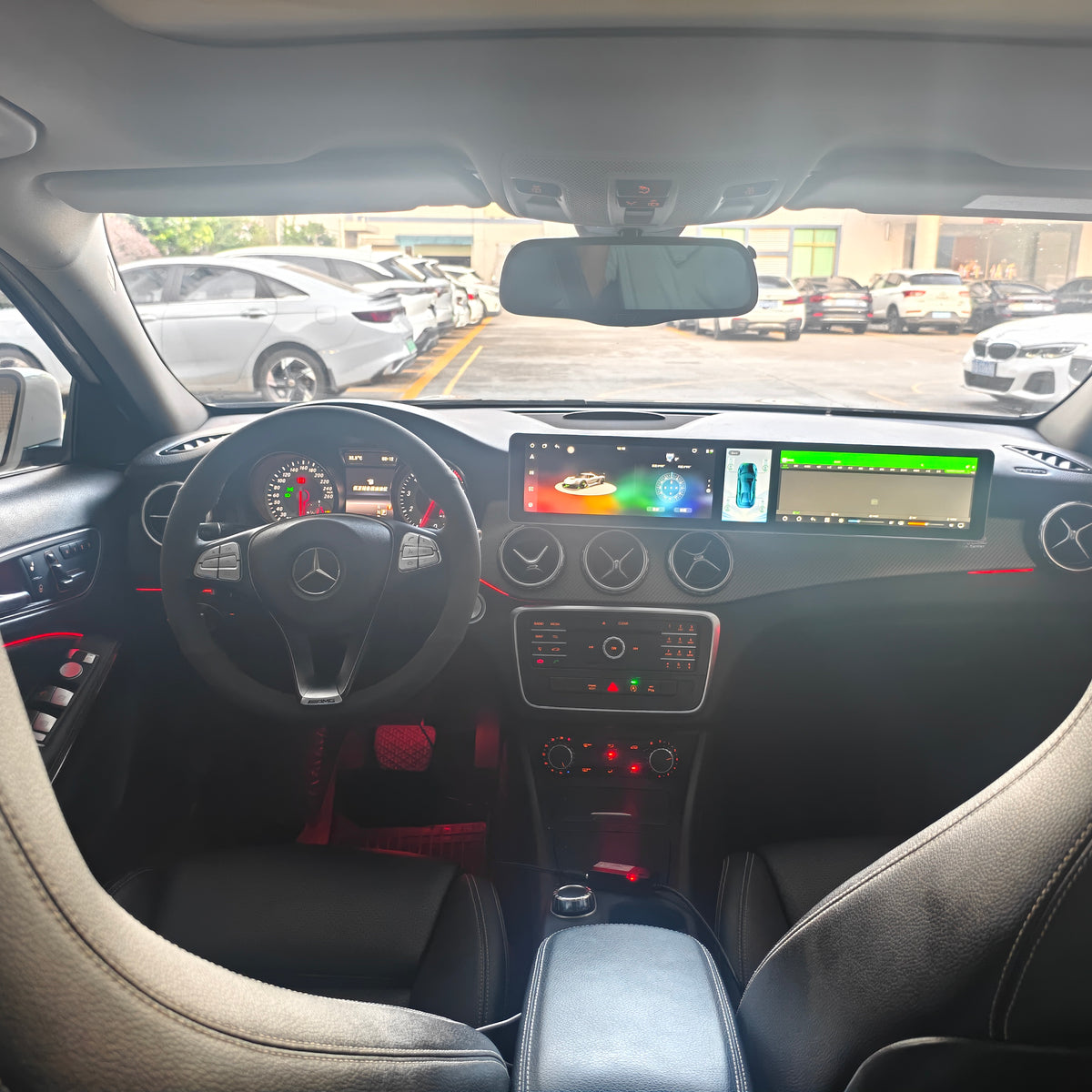 10.25-inchTriple-screen Android Car DVD Playerand Multimedia Radio for Mercedes-Benz GLA200 2015-2019