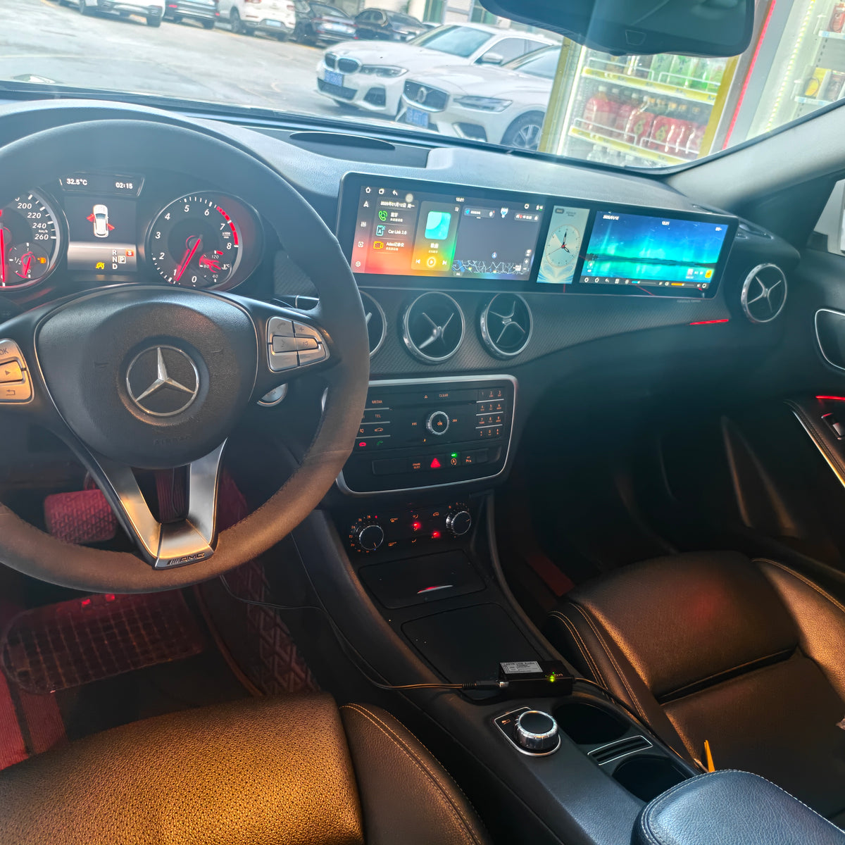 10.25-inchTriple-screen Android Car DVD Playerand Multimedia Radio for Mercedes-Benz GLA200 2015-2019