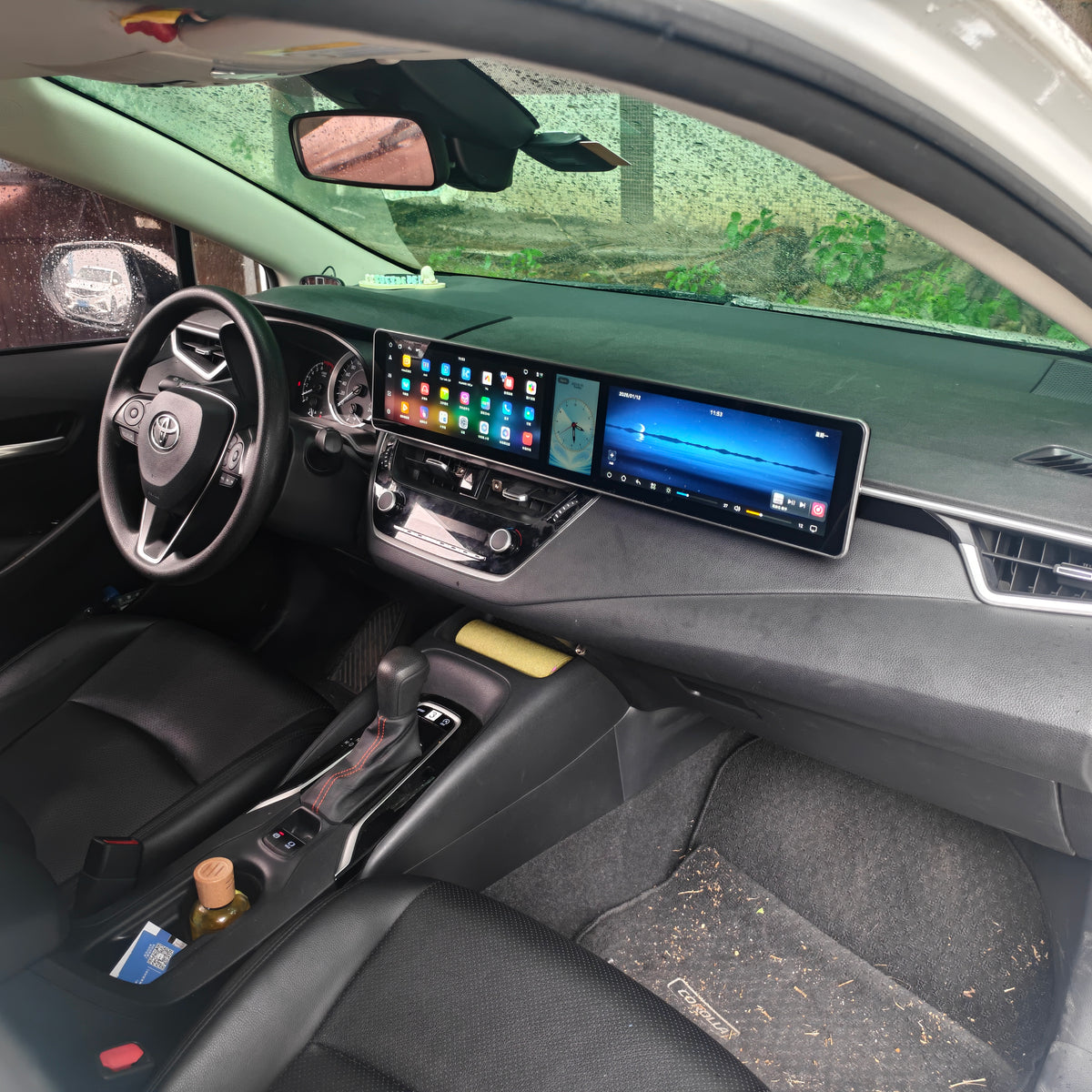 12.3-inch Android Dual-Screen Multimedia Car DVD Player for Toyota Corolla / Frontlander (2019–2025)
